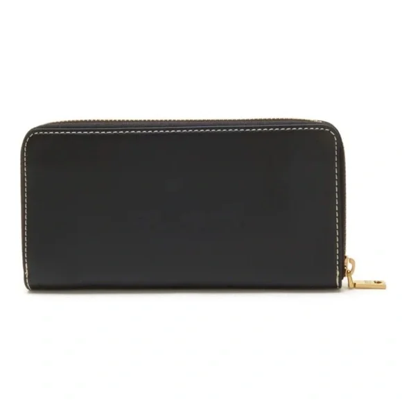 LOVE MOSCHINO Portafogli Pu Nero Zip Around Wallet - Picture 3 of 10